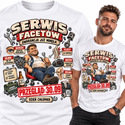 KOSZULKA DZIEŃ CHŁOPAKA SERWIS FACETÓW